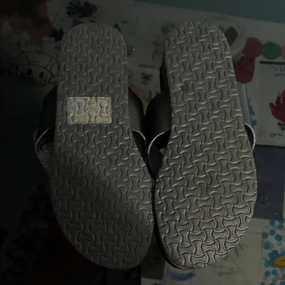 Torrid Black Sandals with Silver Accents - Picture 2 of 2